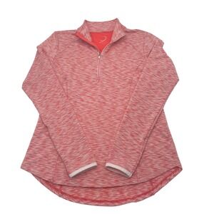 Zero Restriction Athletic Pullover Thumb Hole Coral Pink Womens Performance Golf